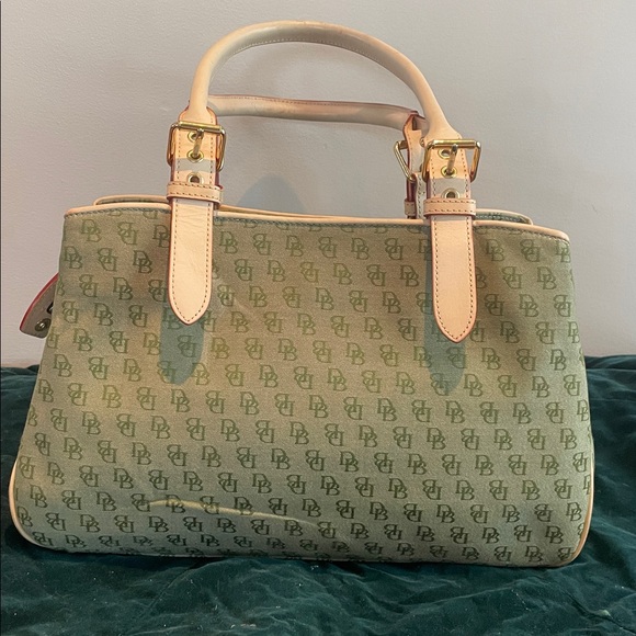 Dooney & Bourke vintage signature canvas bag purse - Picture 2 of 11